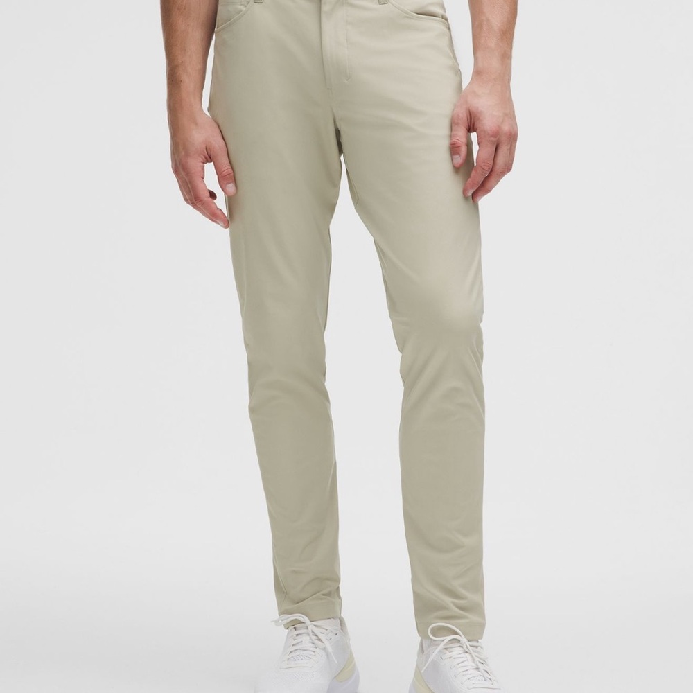 Lululemon ABC Slim-Fit 5 Pocket Pant 28x30 – Raw Linen (Like New!)